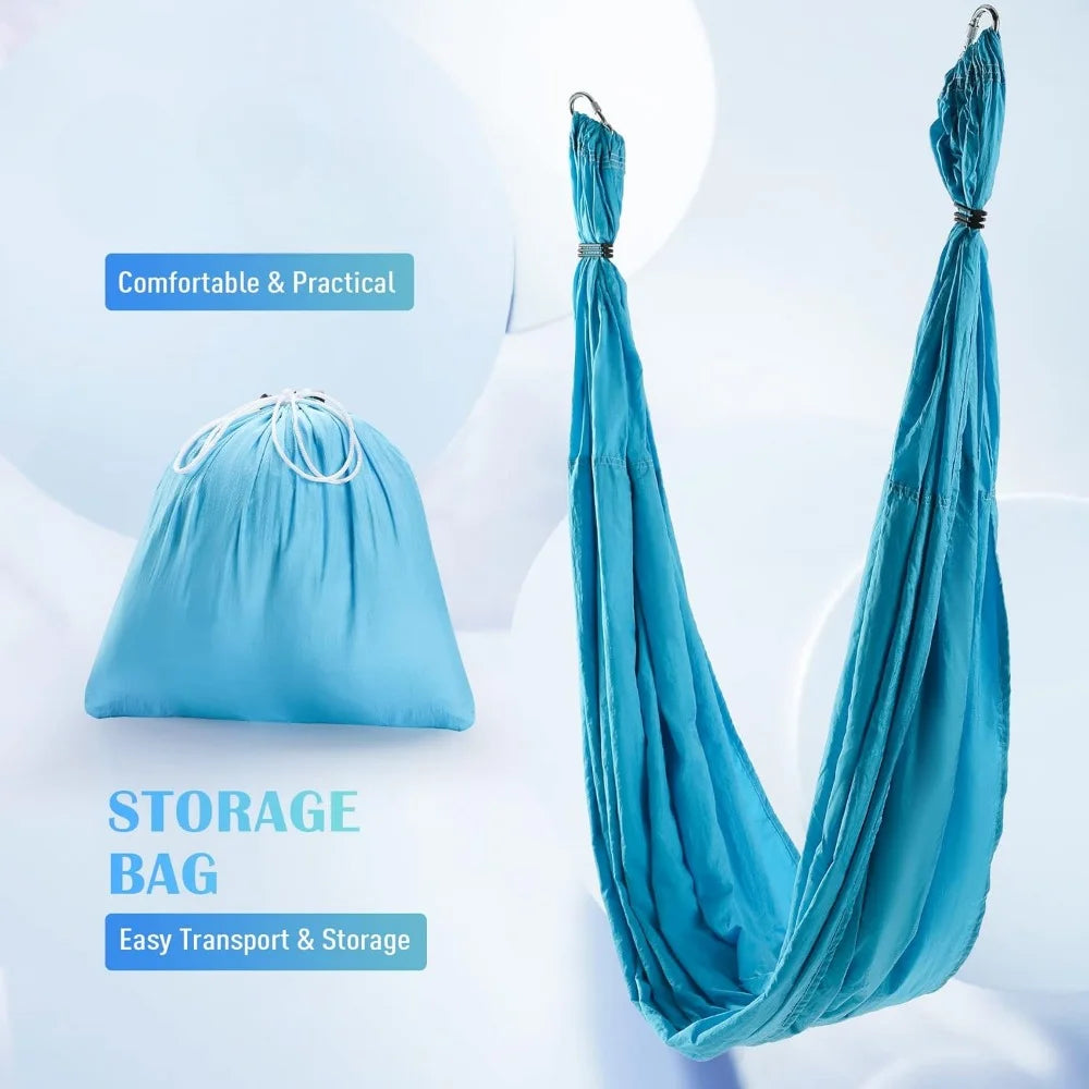 Aerial Yoga Swing Sling Hammock Kit Set