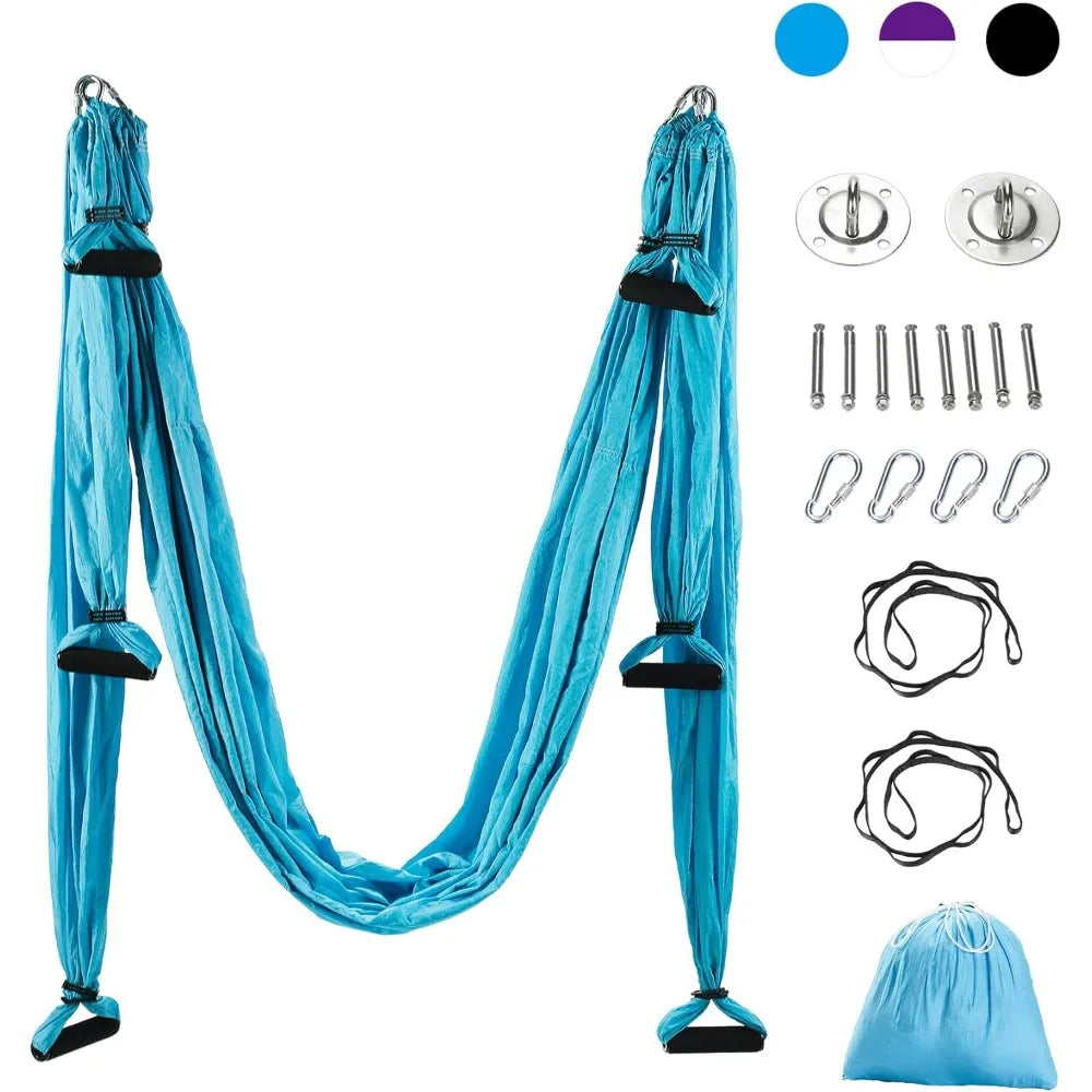 Aerial Yoga Swing Sling Hammock Kit Set