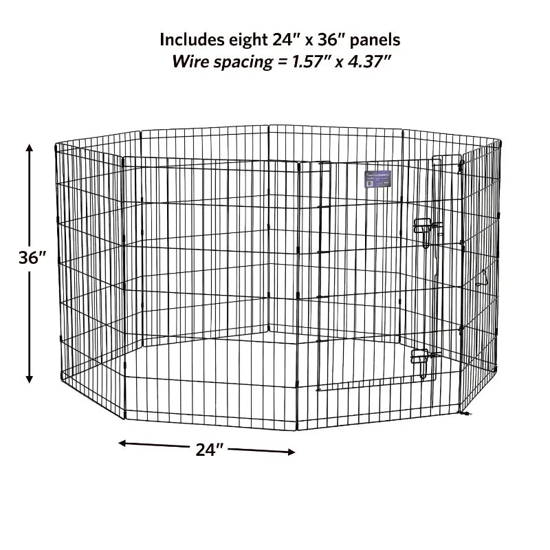 Foldable Metal Exercise Pet Dog Playpen