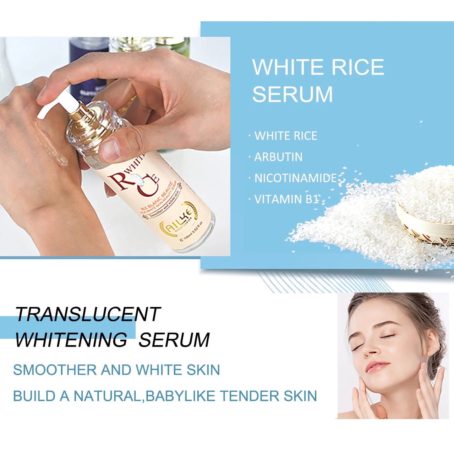 Whitening Skin Glowing Serum, Wrinkle Treatment, Freckles Removal, Dark Spot Remove