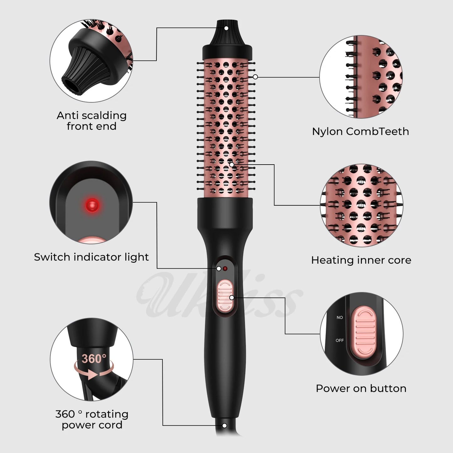 Thermal Brush, Heated Round Brush